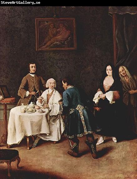 Pietro Longhi Besuch bei einem Lord